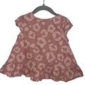 Carter's Pink Leopard Print Ruffle Hem Dress - Size 24 months
