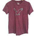 American Eagle Active  Burgundy Performance T-Shirt – Size XS