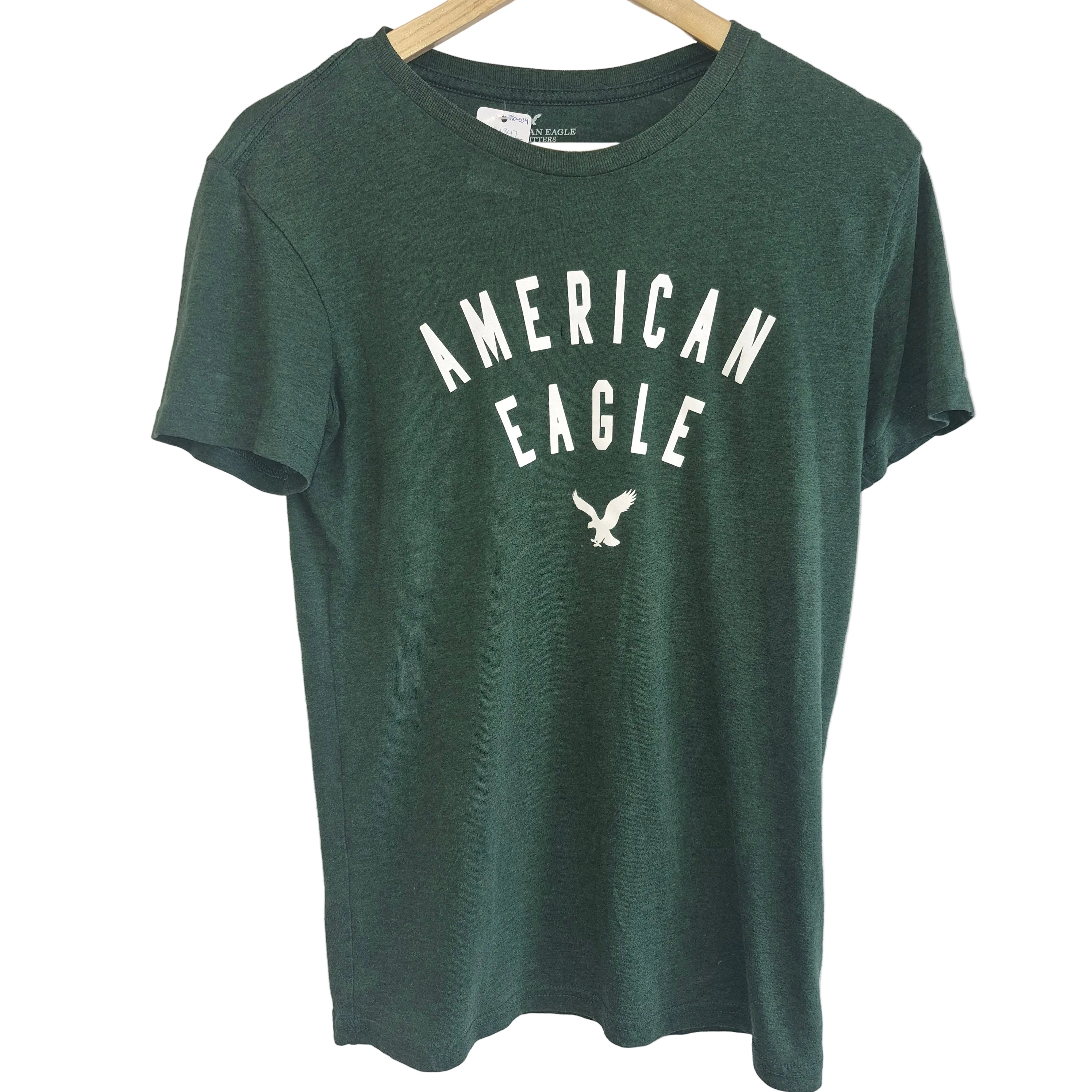 American Eagle Green Logo Graphic T-Shirt – Size XS