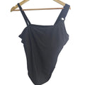 Thyme Maternity Navy Print One-Piece Swimsuit - Size XXL
