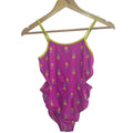 Pineapple Cutout One-Piece Swimsuit - Size 6