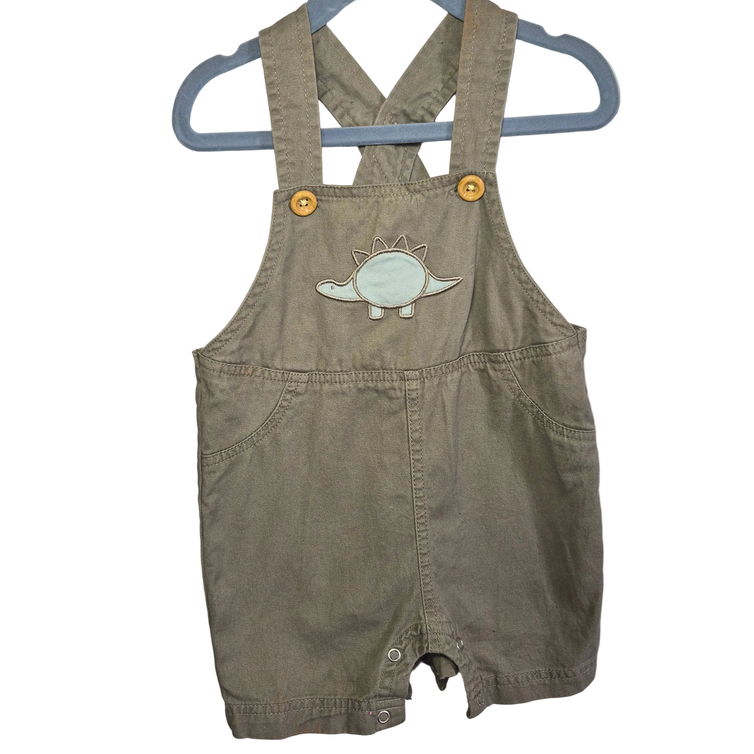 Baby Dinosaur Overall Romper - Size 24 Months