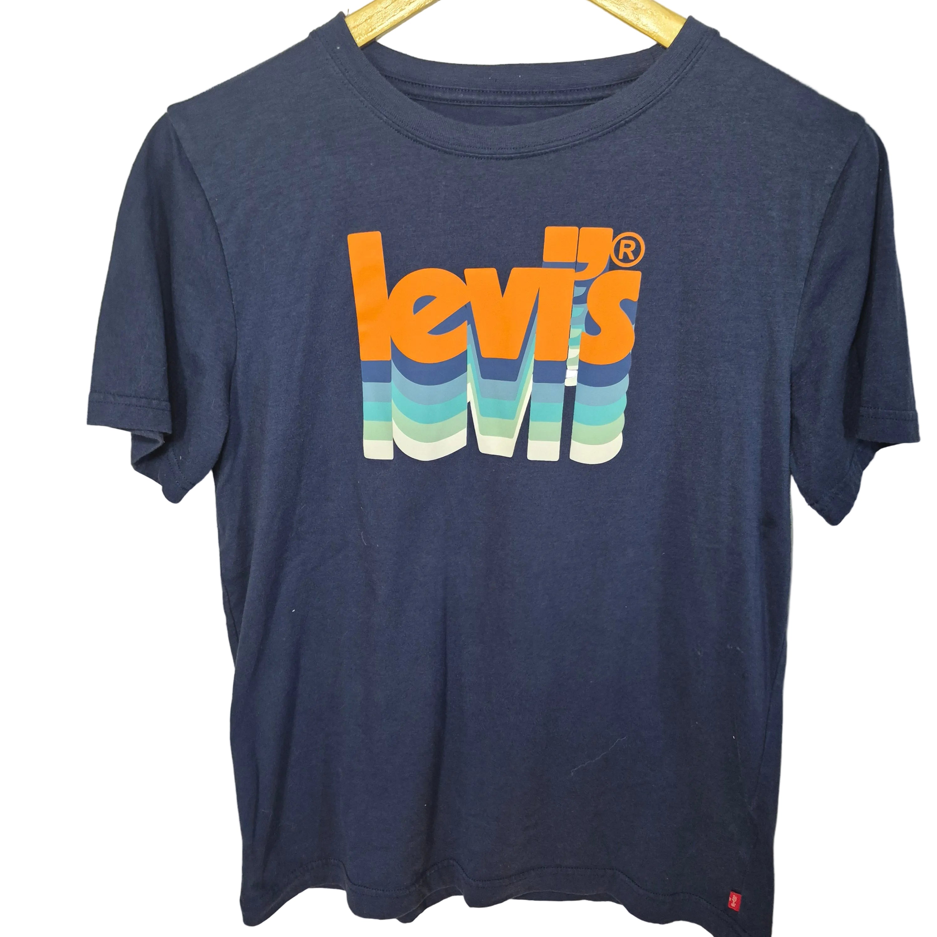 Levi's Graphic Logo T-Shirt – Navy Blue | Size youth xl