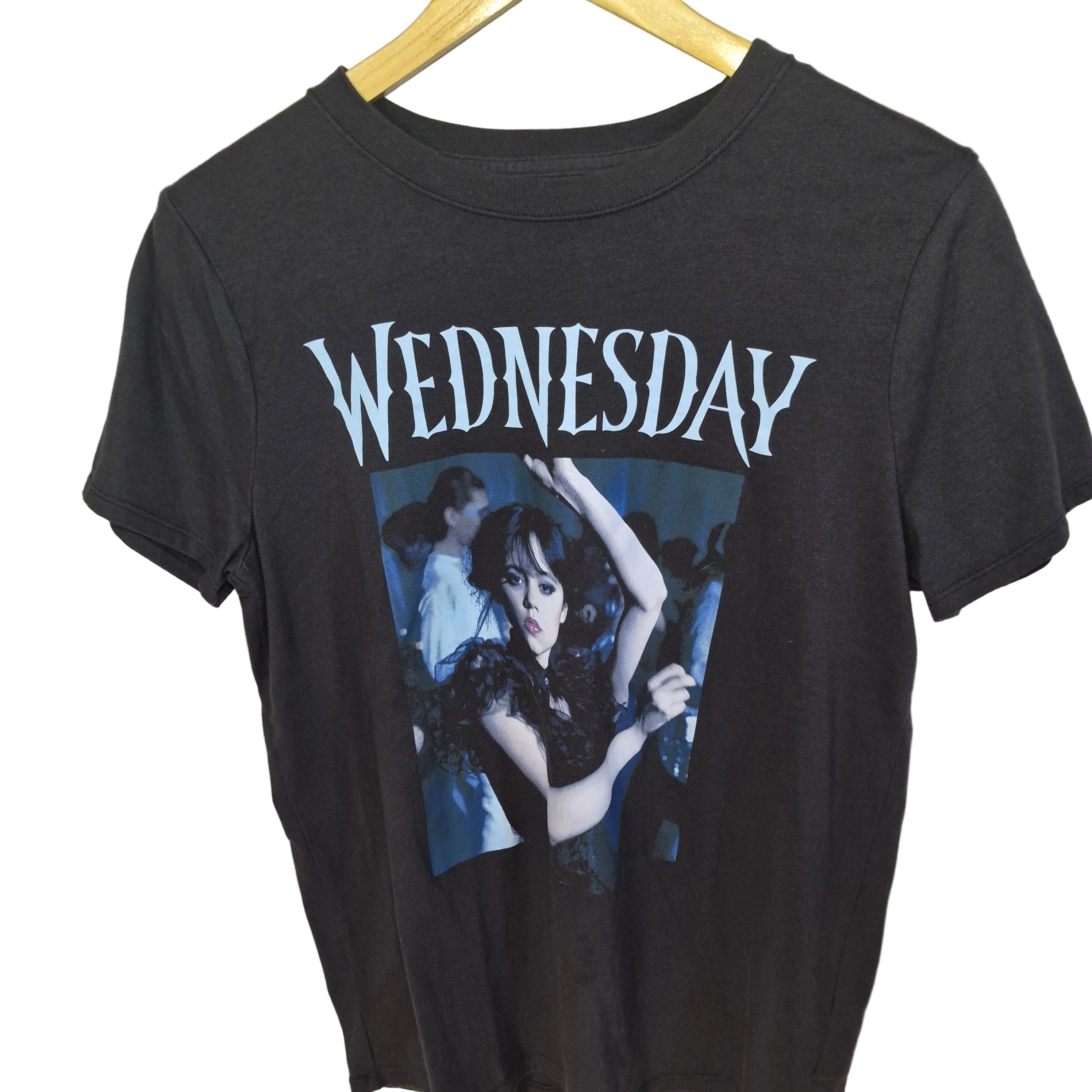 Wednesday Dance Scene Graphic T-Shirt – Black | Size 15/16