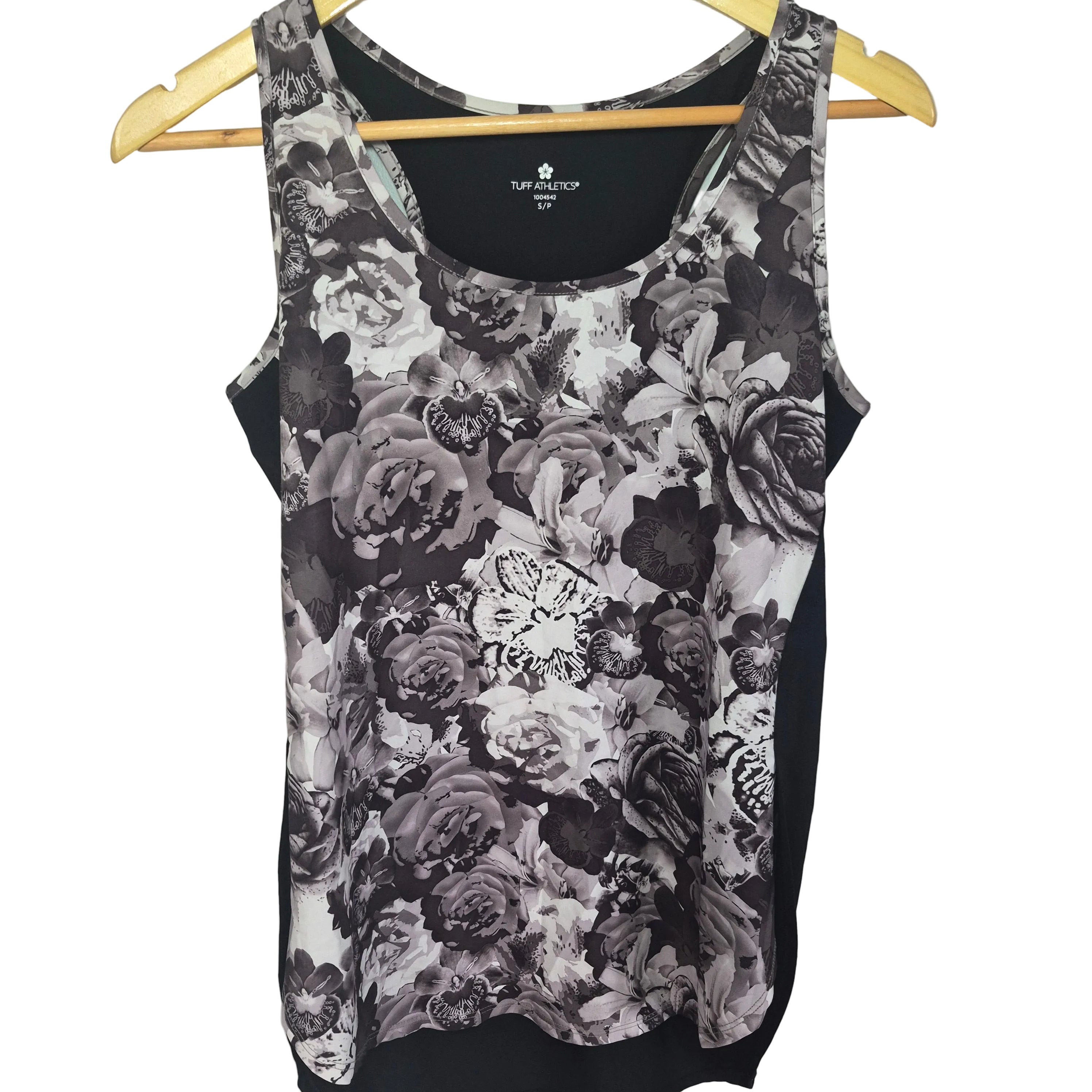 Tuff Athletics Women’s Floral Athletic Tank Top – Size Small