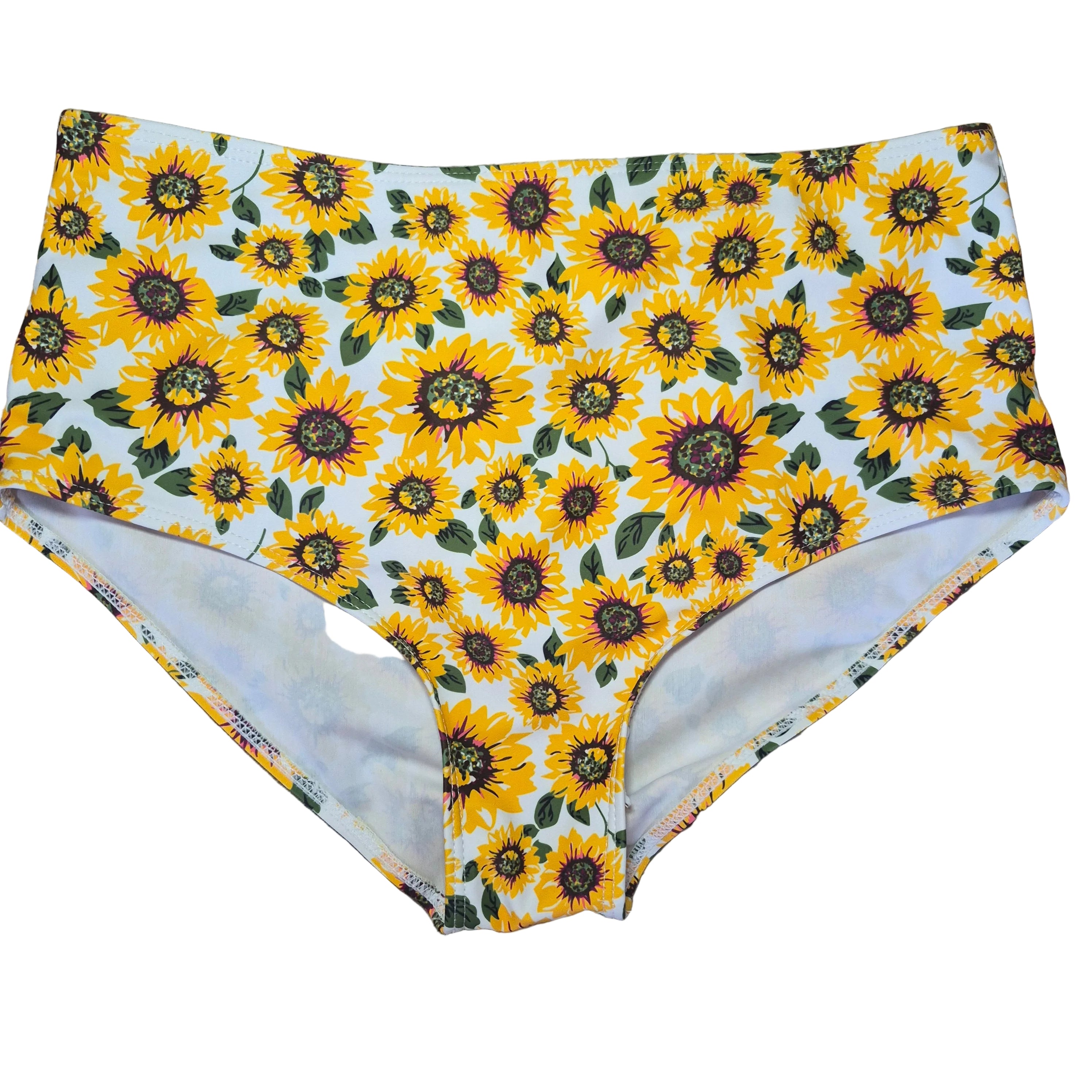 Sunflower High-Waisted Bikini Bottoms - Size Small