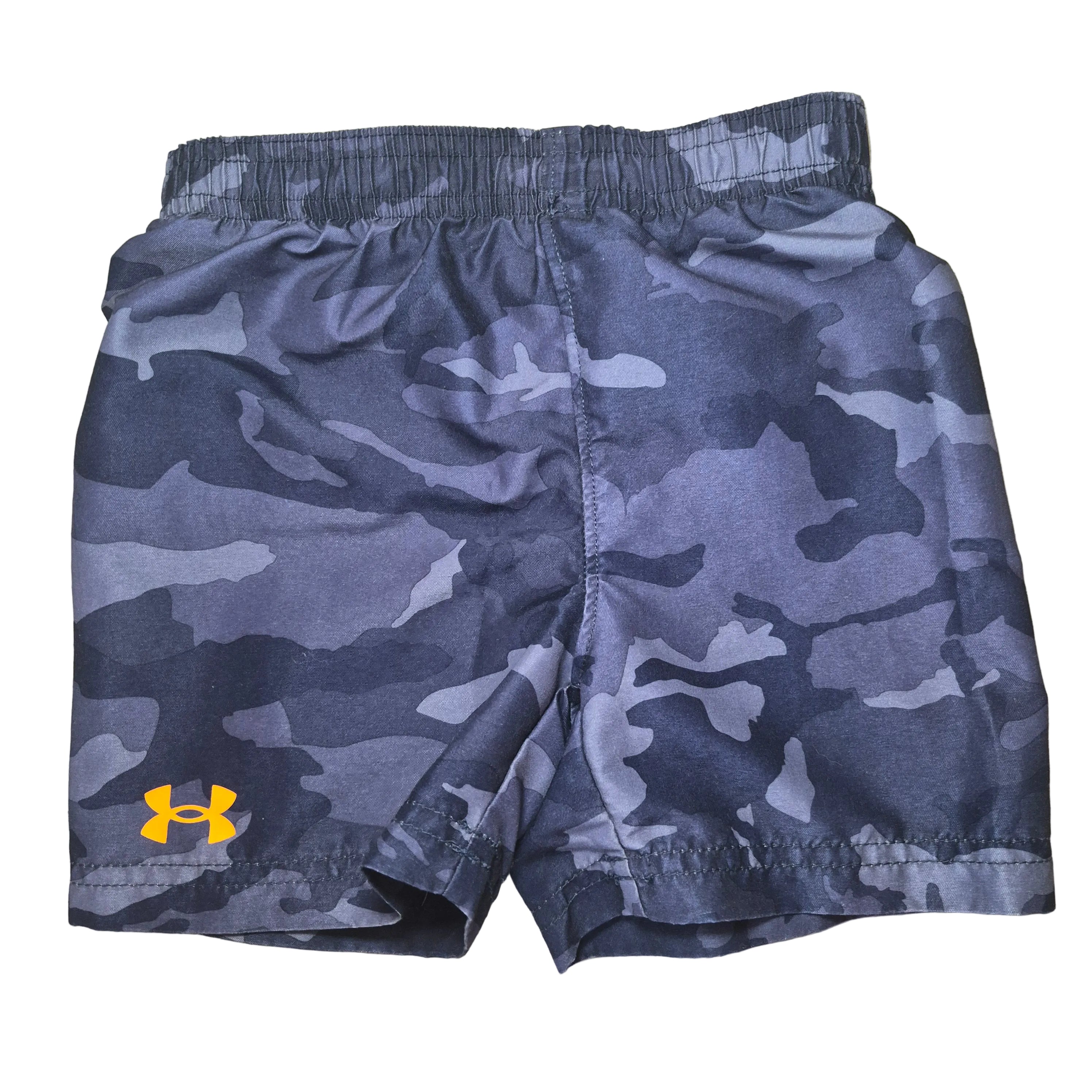 Under Armour Grey Camo Swim Shorts - Size 18 Months