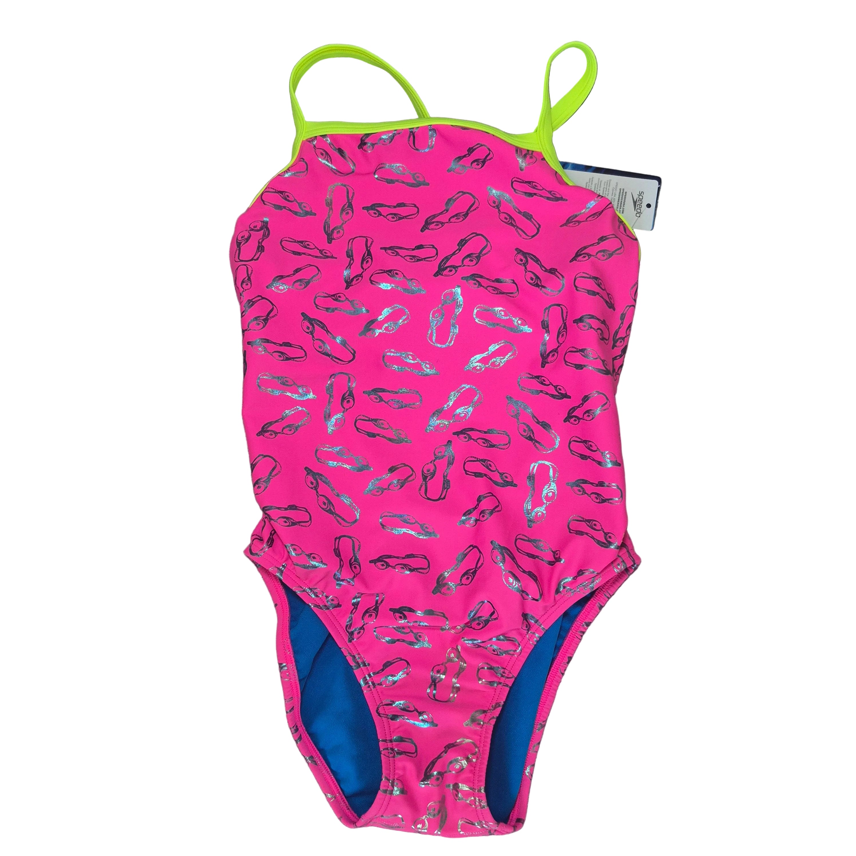 Trina Turk Pink Car-Print One-Piece Swimsuit - Size 10