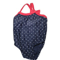 Baby Gap Navy Heart-Print Halter Swimsuit - Size 0/6 Months