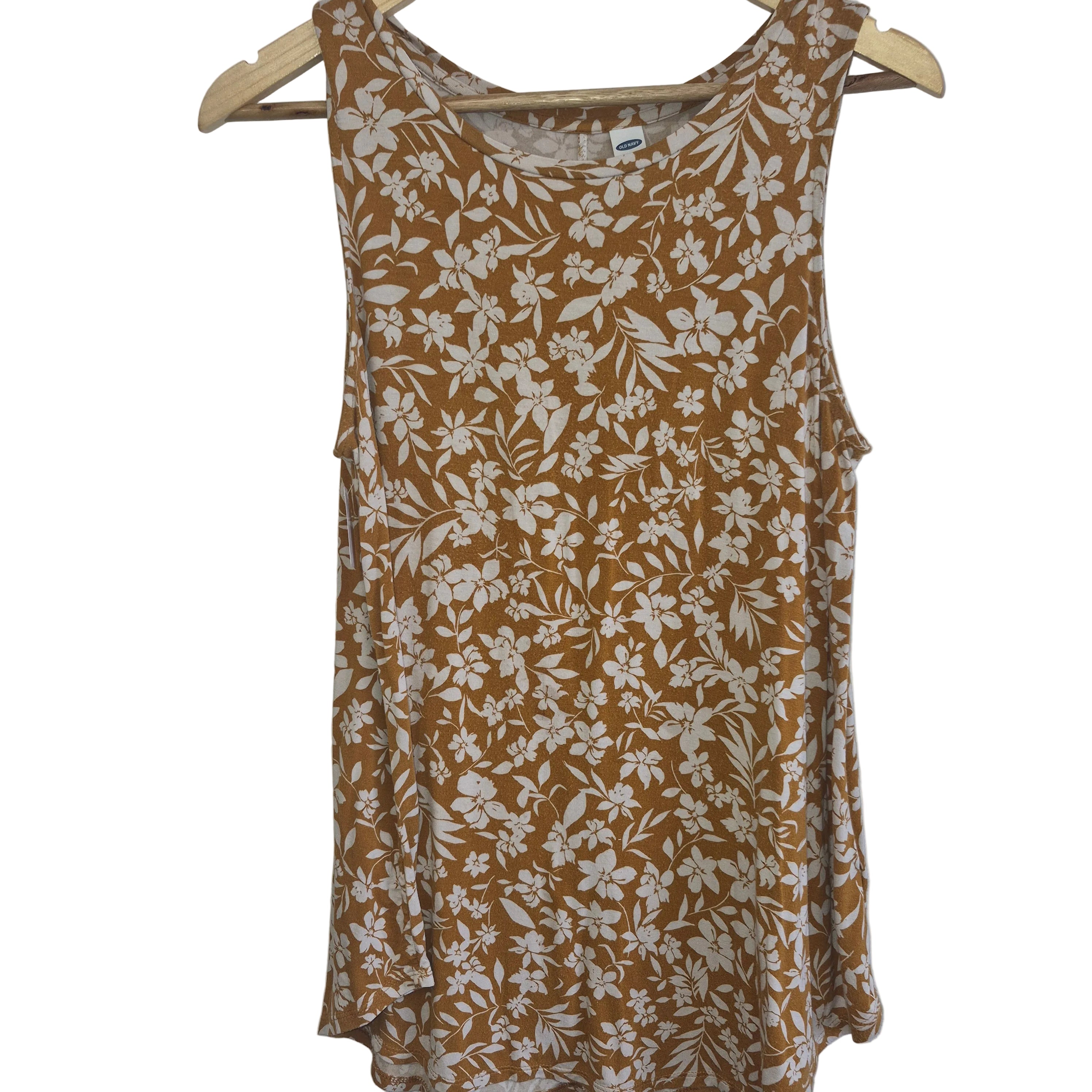 Old Navy Floral Sleeveless Tank Top – Size Medium